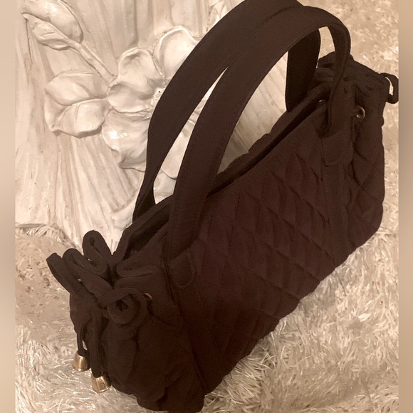 Vera Bradley Handbags - Classy Vera Bradley Chocolate Brown Diamond Quilted Bag
